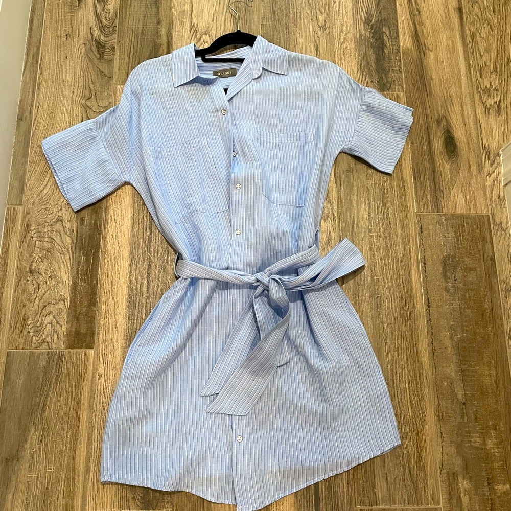 DL1961 Striped Shirt Dress - Size XS